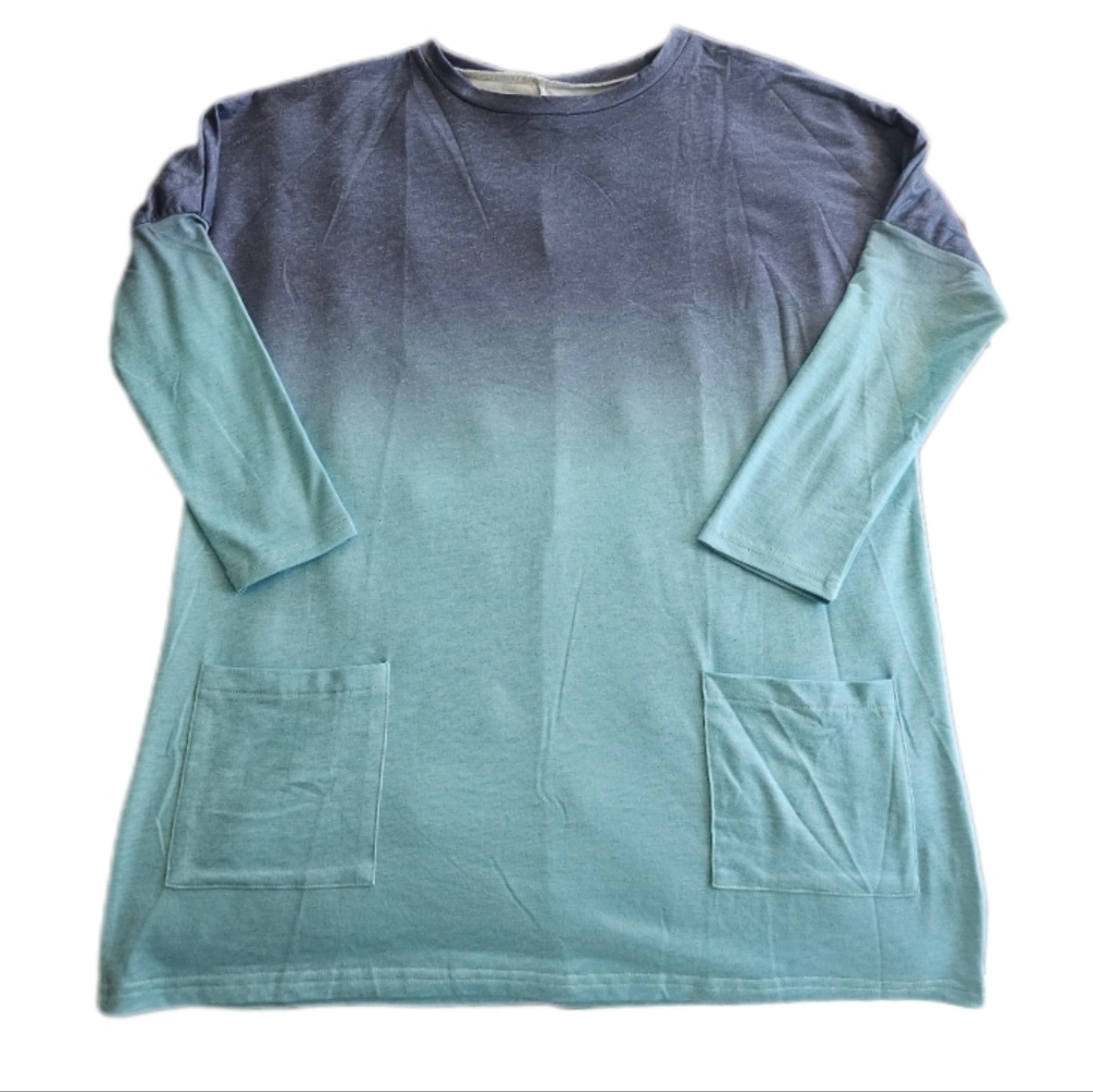Blue color gradient top